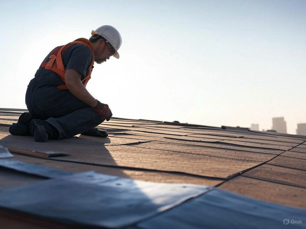 flat roof installation